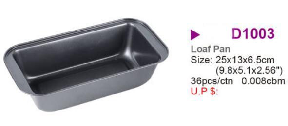 non-stick Carbon Steel rectangle Baking cake Pan toast bread Mold loaf pan