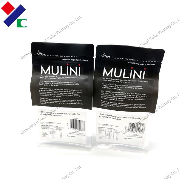 Customized Print Recyclable Packaging Bags For Bath Salts 250g 500g