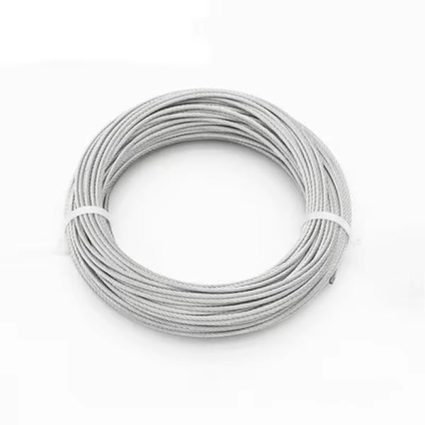 Stainless Steel Wire Cable 7x7 719 8mm 10mm 12mm 304 316 for Aircraft Standard AiSi Tolerance ±1% Rust Proof