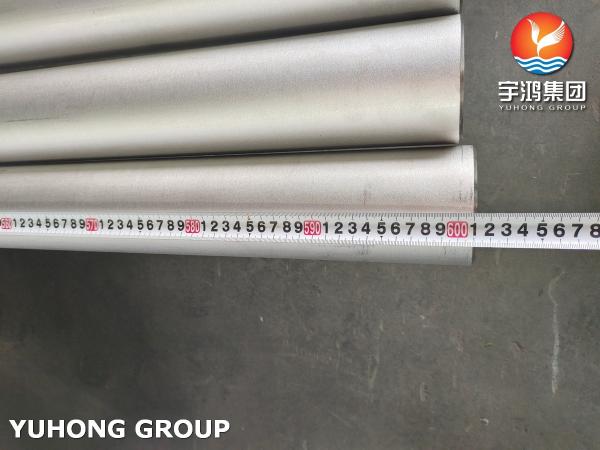 ASTM A312 TP321 Tuyau sans soudure en acier inoxydable, décapé et recuit