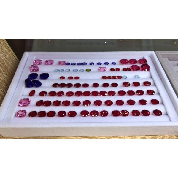 Custom Lab Grown Freely Cut Purple 99.999% Sapphire Single Crystal For Gemstones