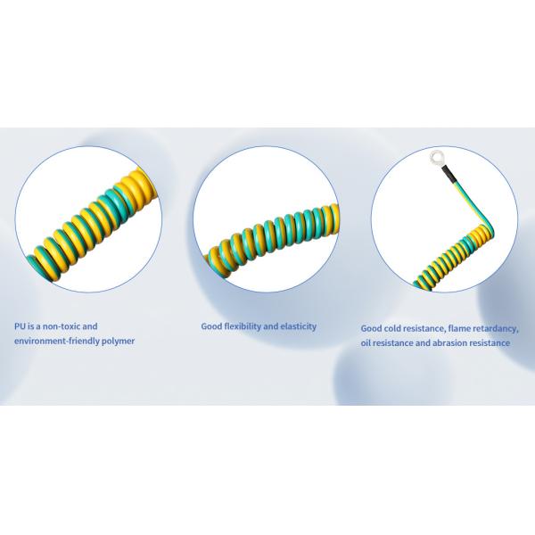 Cable d'alimentation de la remorque à ressort pour véhicule à roues à roues XLPE pour système de freinage lourd, câblage d'équipements médicaux