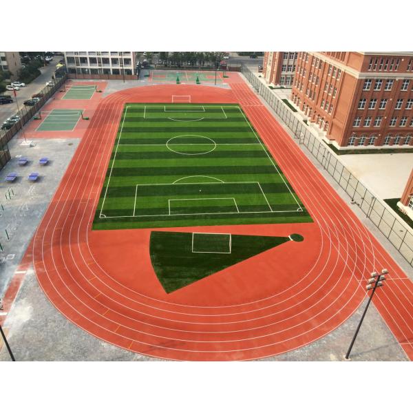 ISSS Seamless Polyurethane Sports Floors Anti Skidding Athletic Running Track