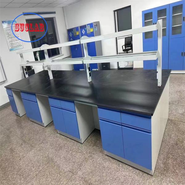 Customizable Chemistry Lab Furniture Modern Powder Coated Tables Integrated Design