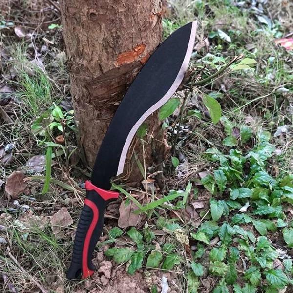 High Carbon Steel Machete OEM 16in Camping Survival Knife 3mm Blade