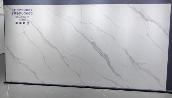 Carrara White 900x1800mm Polished Glazed Porcelain Tile
