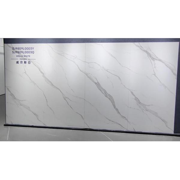 Carrara White 900x1800mm Polished Glazed Porcelain Tile