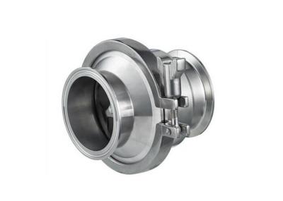 1/2-6 Sanitary Check Valves Non Porous Eccentric Design  Easy To Clean And Maintain