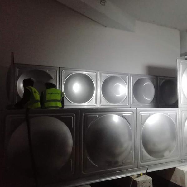 Square Welding Insulated Water Tank Metal Material High Strength Food Grade