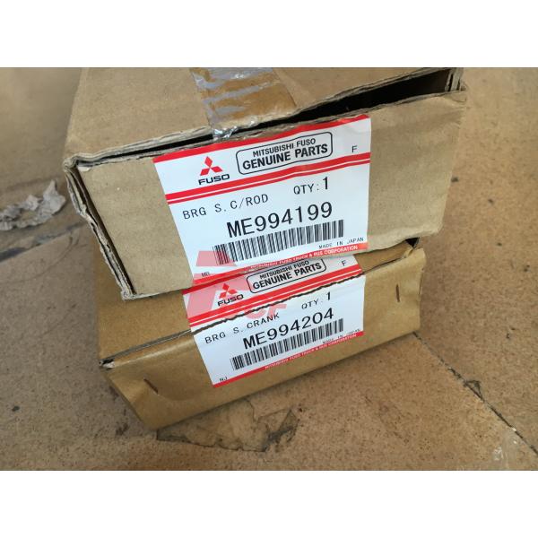 6D24 Crankshaft Main Bearing ME994204 Con Rod Bearing ME994199 STD Mitsubishi Excavator Parts