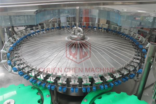 Basil Seed Filling And Capping Machine / Glass Bottle Juice Rinsing Bottling Line
