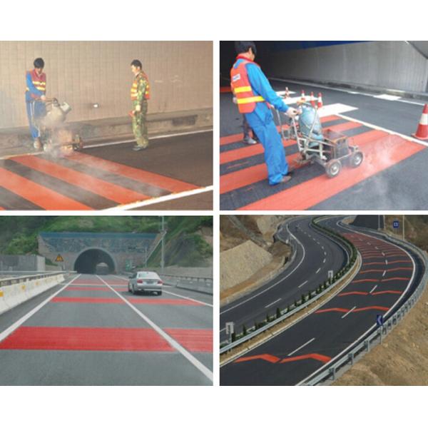 Red 25kg/bag Anti Slip Thermoplastic Road Marking Paint