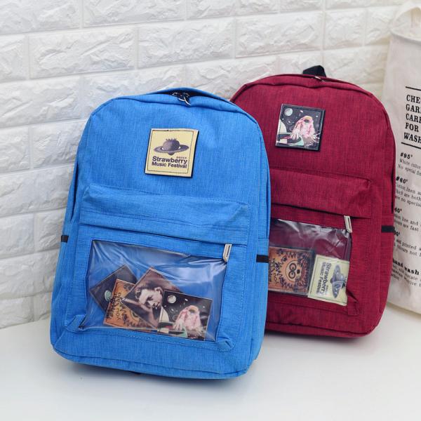 A variety of color Canvas Backpack Students Backpack