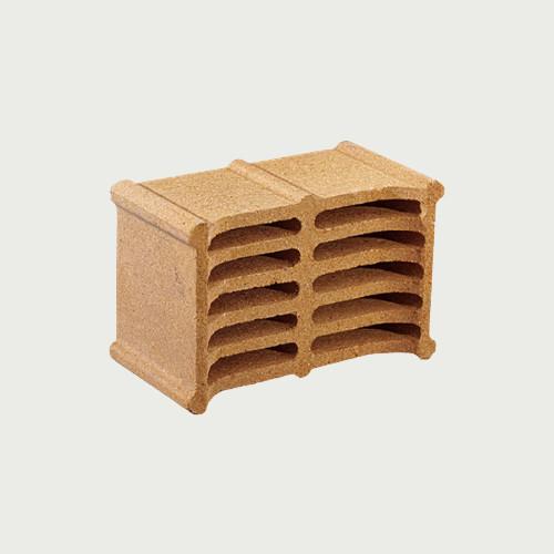 High Alumina Refractory Brick Fire Clay Silica Checker Brick For Steel Furnaces with Low Creep Rate
