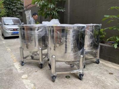 Tanque de armazenamento 304 de aço inoxidável para o plano da maionese do queijo da manteiga aberto