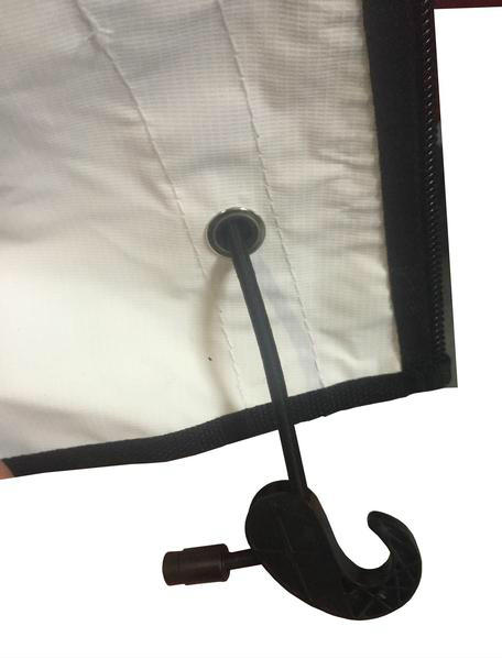 Водоустойчивая всеобщая крышка тележки гольфа расширила крышу сухую - выскальзывание пассажира пригонки 4