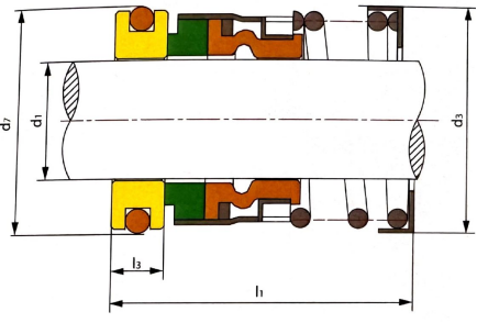 John Crane Type 1  Mechanical Seals For Chill Water Pumps Goulds 3196 St Pump