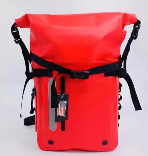 30L PVC Rianproof Free Diving Backpack For Swimming Snorkeling Fishing
