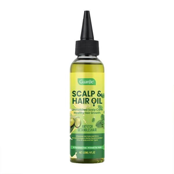 Custom Logo Olive Hair Scalp Oil Wholesale Natural And Pure Nourishing Exotic Scalp Oil Relief Promote Growth Hair Oil
