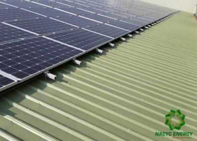 Suportes solares do telhado dos sistemas curtos fáceis da montagem do picovolt do trilho do telhado do metal da instalação