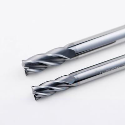 6mm Carbide Corner Radius End Mill 4 Flutes ALCRN Coated