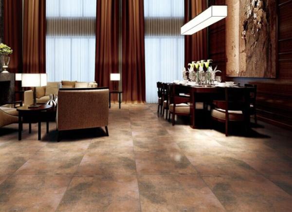 Telha vitrificada acidental amarela da porcelana/telhas exteriores internas da porcelana