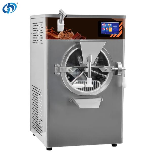 Gross Weight 130kg Ice Cream Gelato Machine 48L/H Automatic Commercial Hard Ice