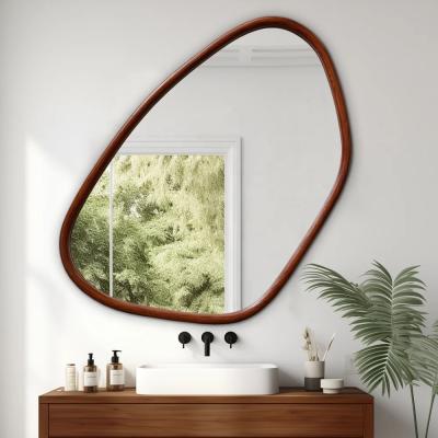 Household Waterproof Irregular Shaped LED Mirror IP44 Customized