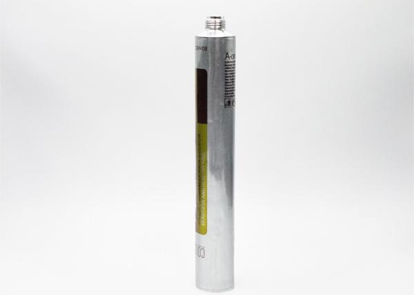 Hair Dyeing Empty Aluminum Paint Tubes 28MM Diameter With Customized Bottom Latex