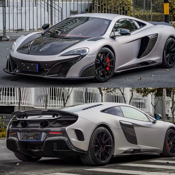 MP4-12c 650s Mclaren Body Kit 675LT Style Carbon Fiber FRP Body Kit