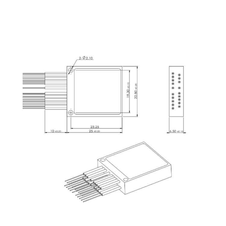 Wavelength Division Multiplexer UCWDM Ultra Compact Free Space Low Insertion Loss