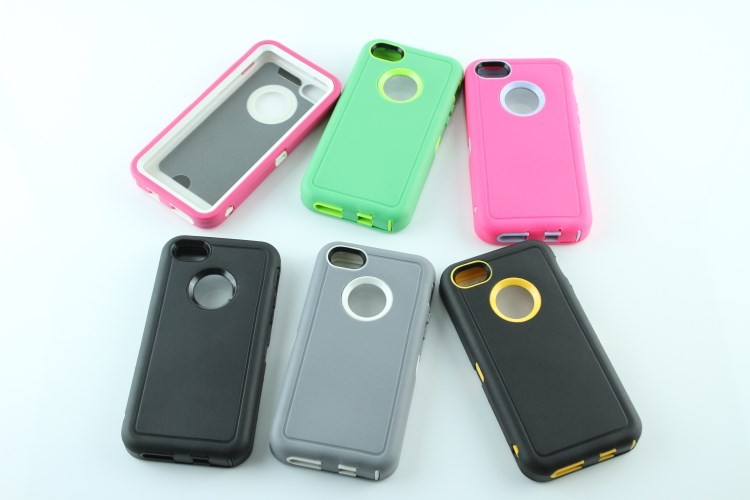 Custom Logo Ottered Defender Outer Box Phone Cases For Iphone 5C