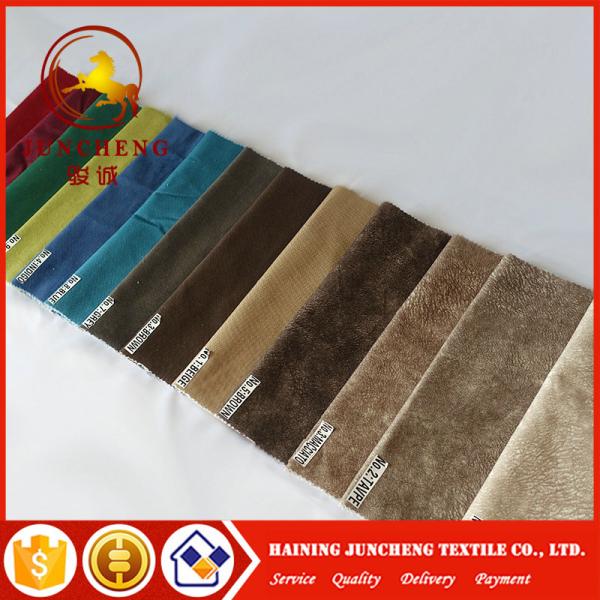 China factory wholesale 100% Polyester Printed Velvet cloth for sofa