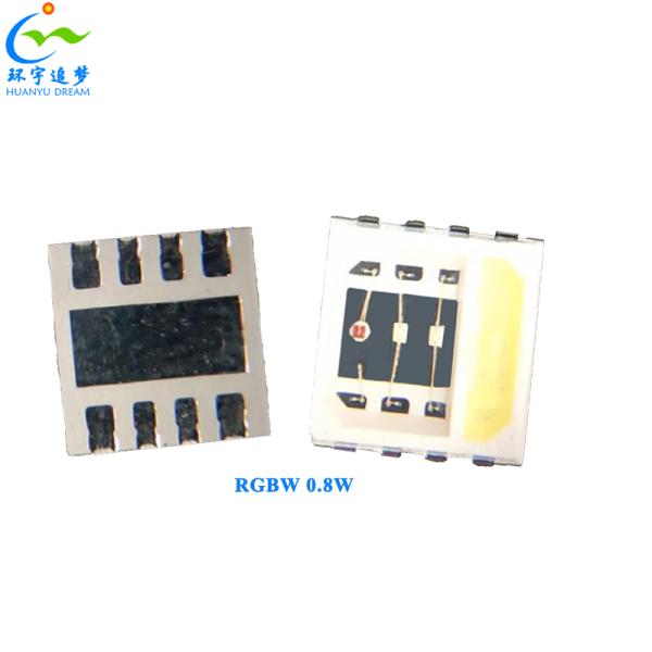 Chip LED SMD 5050RGBW 0.8W 60mA 4 canales