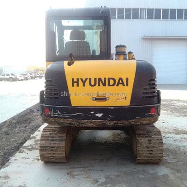 6 Ton Hyundai Used Wheel Excavators R60-7 Hyundai Used Excavator Crawler 60