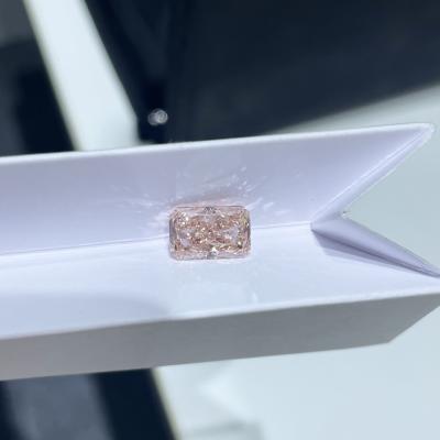 Do ponto luminoso cor-de-rosa dos diamantes 1.5-3.0ct do CVD VS2-VVS2 corte brilhante crescido laboratório