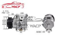 Compresseur automatique du climatiseur 10S15C pour Toyota LandCruiser 883206A250/4471908870