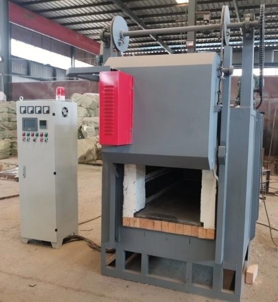 horno de resistencia de la caja 45kw para el tratamiento térmico de las piezas del metal y del acero
