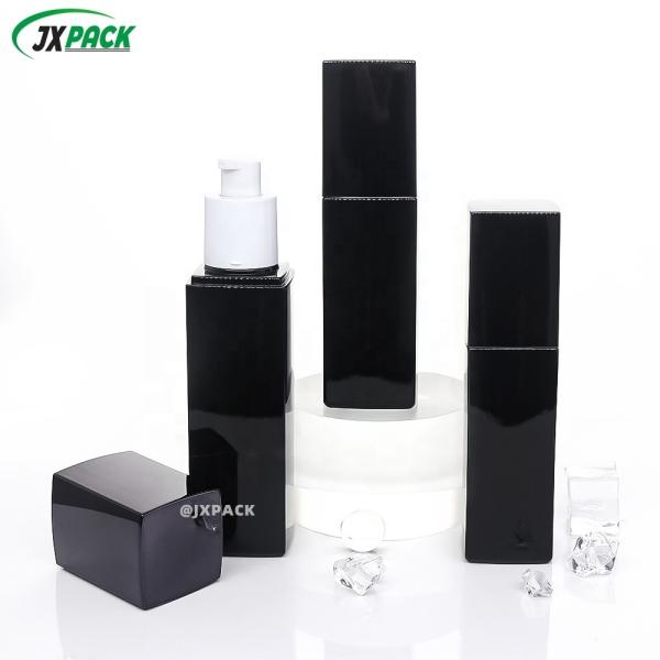 Skin Care Serum Plastic Dispenser Bottles 30ml-120ML PET Plastic Square Bottle