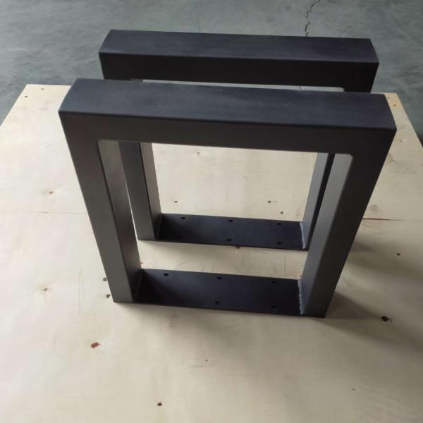 0.9mm Thickness Wide Square Tube Metal Dining Table Legs for Modern Furniture DIY