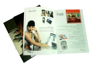 Custom Matt Lamination online brochure Full Color Booklet Printing Services design