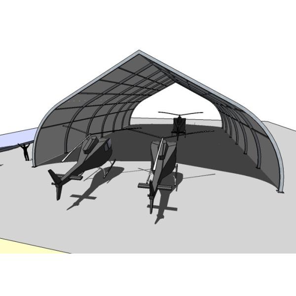 Temporary Outdoor Aircraft Hangar Durable 30m x 50m Fabric Tent Wind Resistant