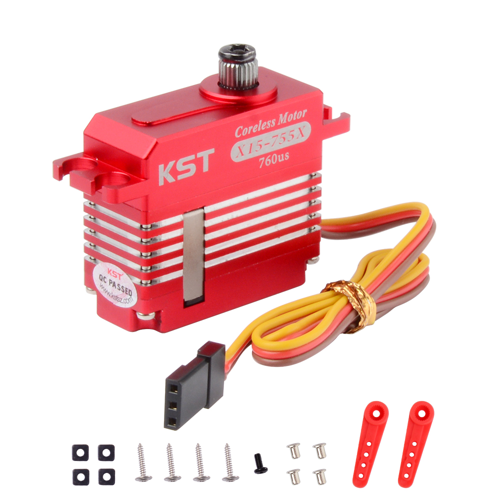 Wholesale Price KST X15-755X 10.2kg Helicopter Tail Digital Metal Gear Servo Motor for Robot UAV Hobby Education
