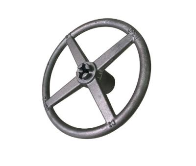 Roda de mão de válvula de fundição de ferro fundido de cinco raios de controle de buraco redondo Roda de mão