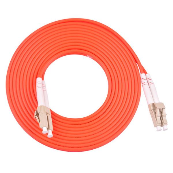 Fiber Optical Patch Cord Duplex 3.0mm 2.0mm LSZH LC UPC-LC UPC Multimode  OM2