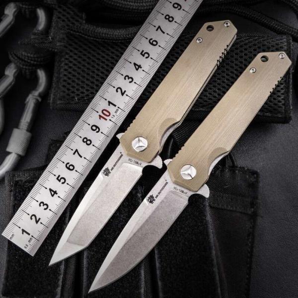 0.65ft 200mm Folding Pocket Knife Wood Handle Anti Erosion For  Camping