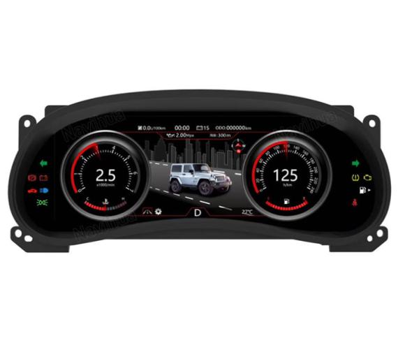LCD Dashboard With Digital Car Gauge Car Interior Accessories For Jeep Wrangler