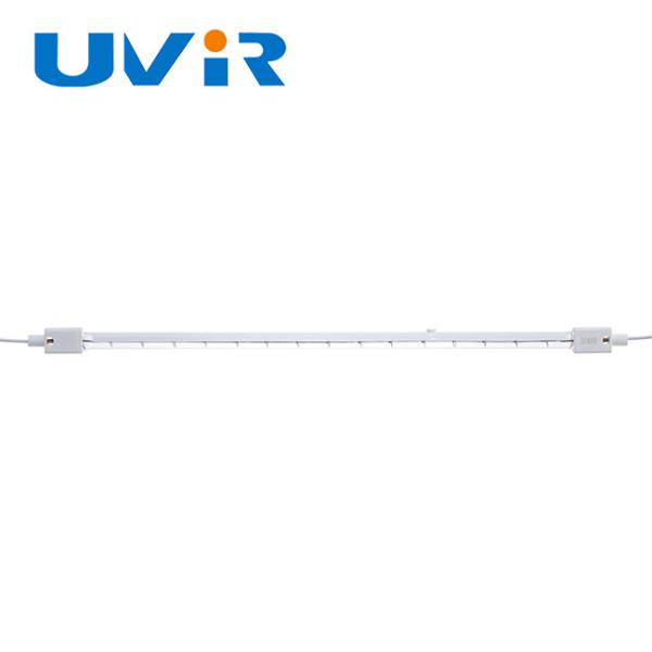 SK15S 1000W Lampe chauffante halogène IR à ondes courtes, revêtement blanc