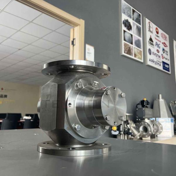 Hygiène Valve rotative à haute température écluse industrielle pour mesure des poudres
