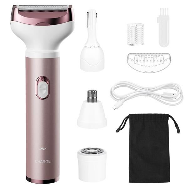 Rosegold Bikini Trimmer Elétrico Razor Elétrico Para Mulheres Para Pernas